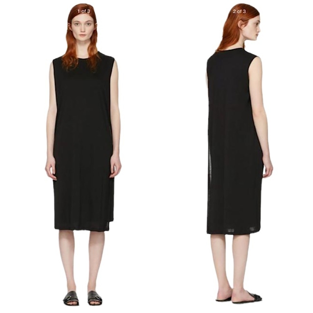 Acne Studio Kaci Tencel Lavender Purple Sleeveless Layered Dress - Picture 1 of 11